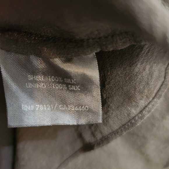 Eileen Fisher Sheer Silk Georgette Duster Jacket Size Medium Petite - Picture 6 of 9